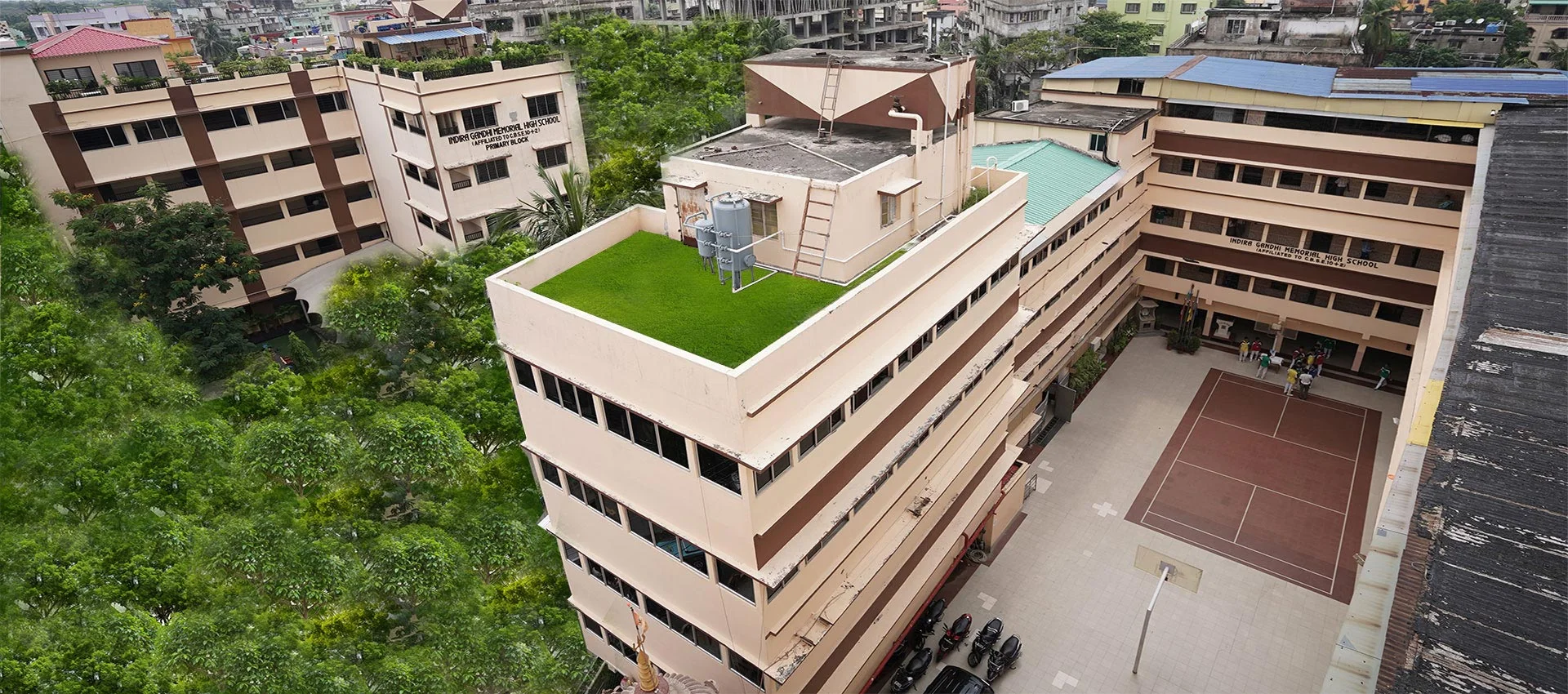 School Campus at Best CBSE school in North Kolkata, IGMHS