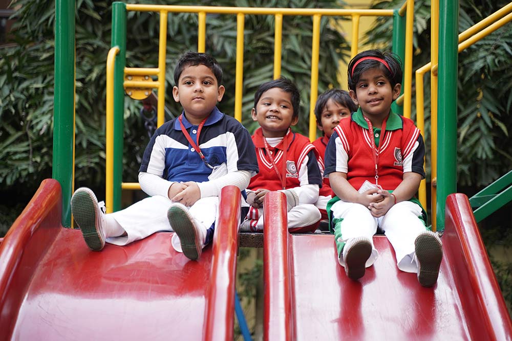 Playground at Best CBSE school in North Kolkata, IGMHS