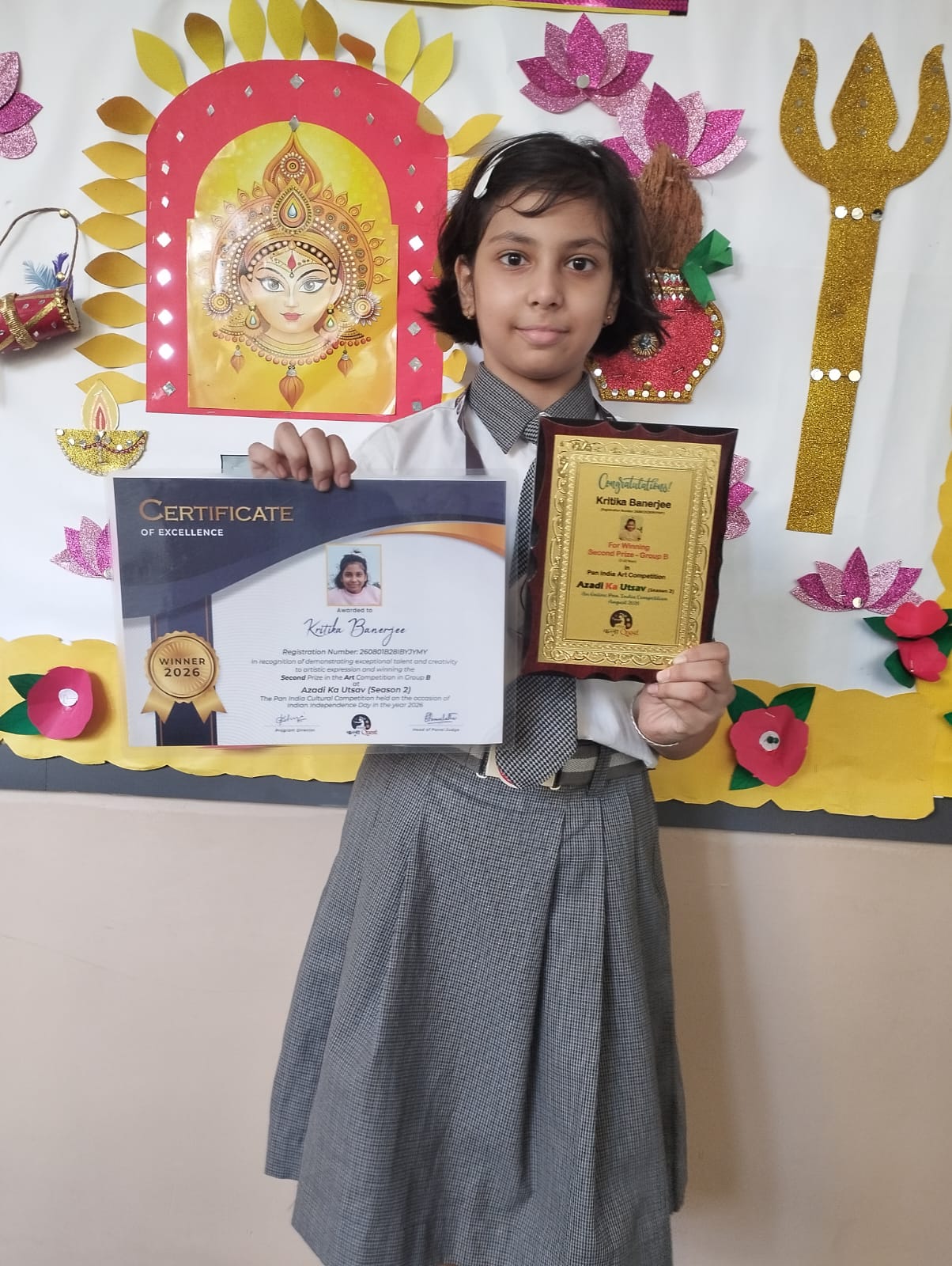 2nd prize in grp B-Kala Quest (Azadi ka Utsav, season -2)