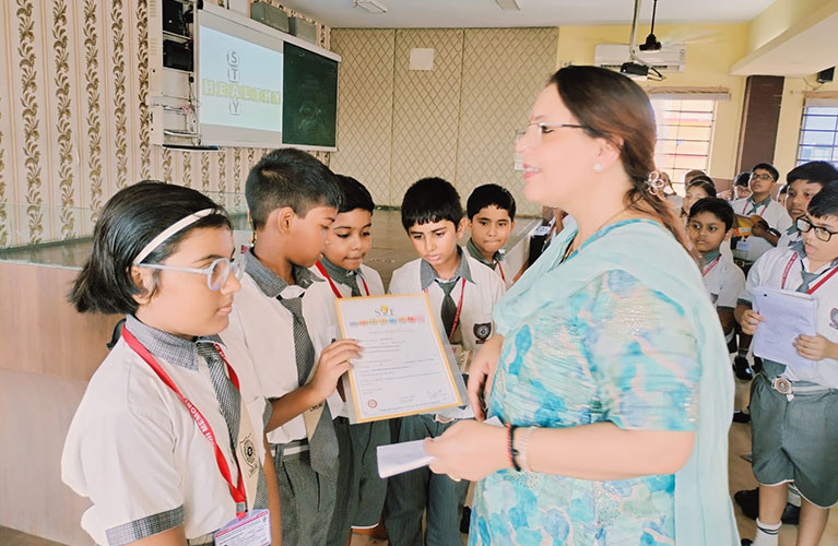 Certificate at Best CBSE school in North Kolkata, IGMHS
